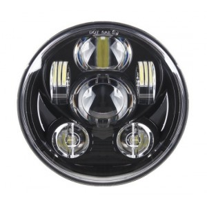 LED 5-3/4 inch koplamp model speaker, zwart LED 5-3/4 inch koplamp model speaker, zwart
